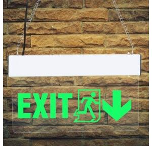 Led Exit Signage Acrylic 12 X 6 Inch Thickness 8mm