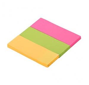 JB9 Neon Strips Sticky Note Pad JB9-333 Three colour 3x3 50 Sheets