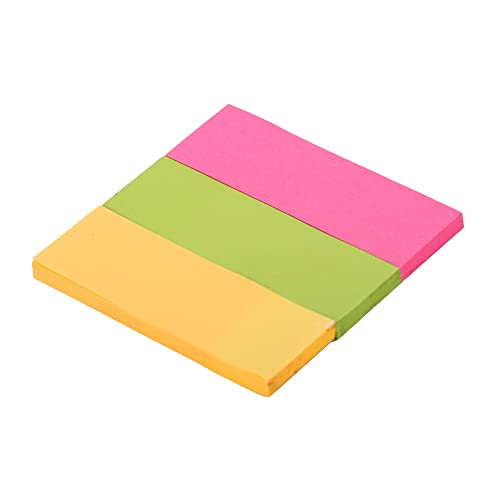 JB9 Neon Strips Sticky Note Pad JB9-333 Three colour 3x3 50 Sheets