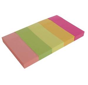 JB9 Neon Strips Sticky Note Pad JB9-335 Five Colour 3x3 50 Sheets