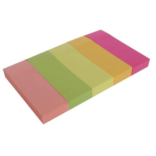 JB9 Neon Strips Sticky Note Pad JB9-335 Five Colour 3x3 50 Sheets