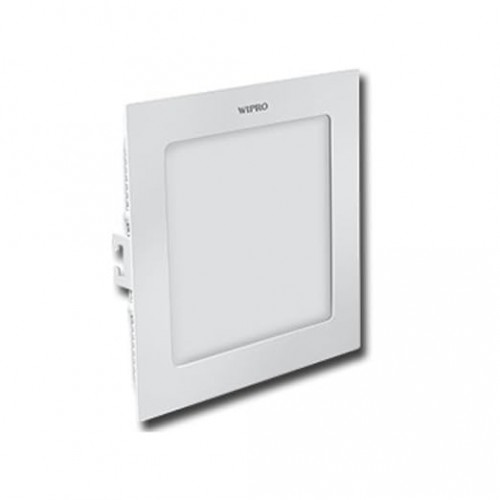 Wipro LED Square Slim Downlight LD81 Iris 15W 4000k Neutral White Size: 8.5x8.5cm