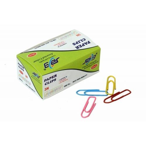 JB9 Plastic Colour U Clips JB9-C128 80Pcs 28mm