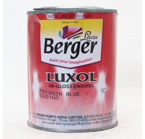 Berger Enamel Paint Luxol High Gloss Blue, 1 Ltr