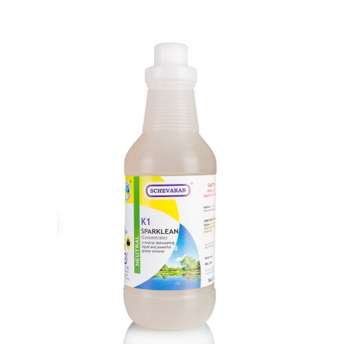 Schevaran Sparklean K1 (Concentrate) A Neutral Dishwashing Liquid And Powerful Grease Remover  1 Ltr