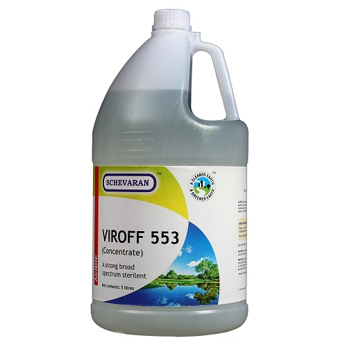 Schevaran Viroff 553 (Concentrate) A Strong Broad Spectrum Sterilent 5 Ltr