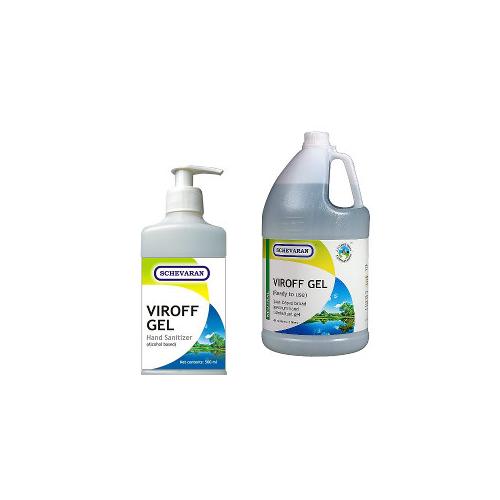 Schevaran Viroff Gel Hand sanitizer Fast Evaporating and Disinfectant gel 5 Ltr