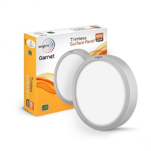 Wipro Garnet 18W Trimless Panel Round Cool Day Light 6500K D641865