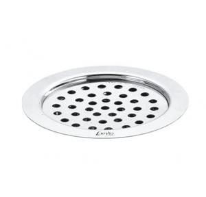 Drain Jali SS Round Shape Frame Without Hole 4 Inch