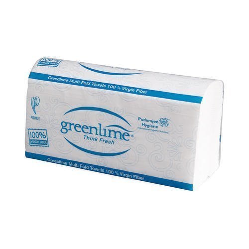 Greenlime M Fold Tissue competitive 1 Ply 150 Sheets 22.5x22.5 cm 42 GSM