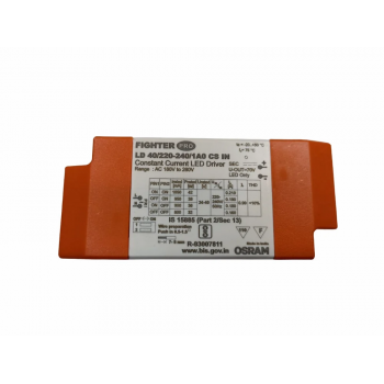 Osram Constant Current Led Driver Fighter Pro  LD 40/220-240/1AO L CS IN 1 Amp Range: 180V to 280V