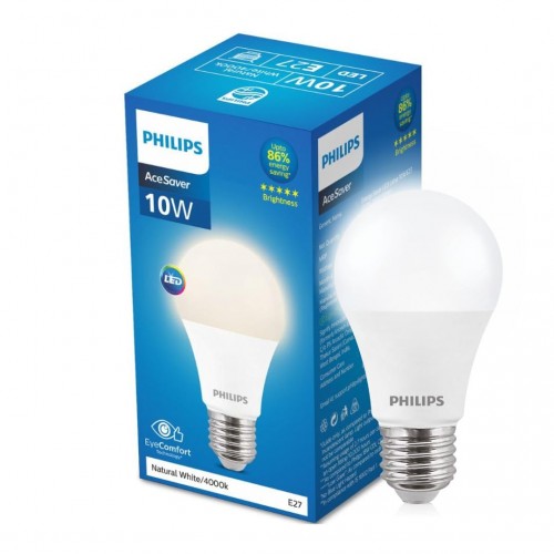 Philips LED Bulb E27 10W 4000K Natural White