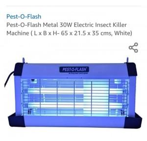 Pest-O-Flash Electric Insect Killer Machine Metal 30W Dimension L65 x B21.5 x H35 CM White