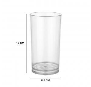 Apex Acrylic Transparent Clear 300ml Glass Dimension: 12x6.5 CM