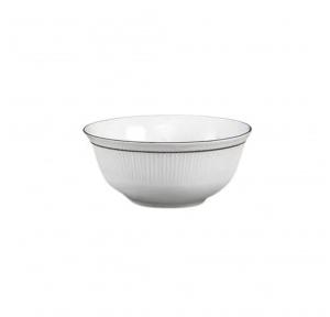 Clay Craft Veg Bowl Mona Goldline White Ceramic 2000 ml