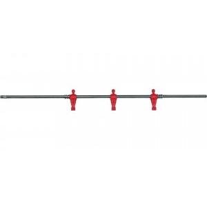 Club 147 Foos Ball Table Solid Rod Three Hole D-16mm L-45 Inch E to H-14 Inch H-H 8 Inch