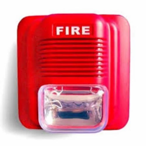 Fire Hooter PSS–HWF With Flasher 24V 125x50x130mm