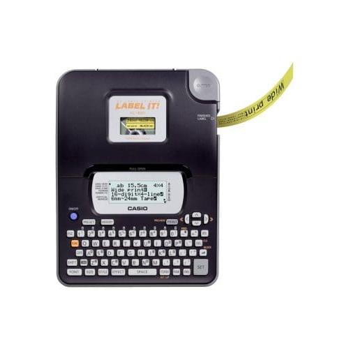 Casio Label Printer KL 820 LCD Size: 95x32 Dots With QWERTY Keyboard High Definition Print Head With Max. 12mm Print Height/200 dpi Resolution