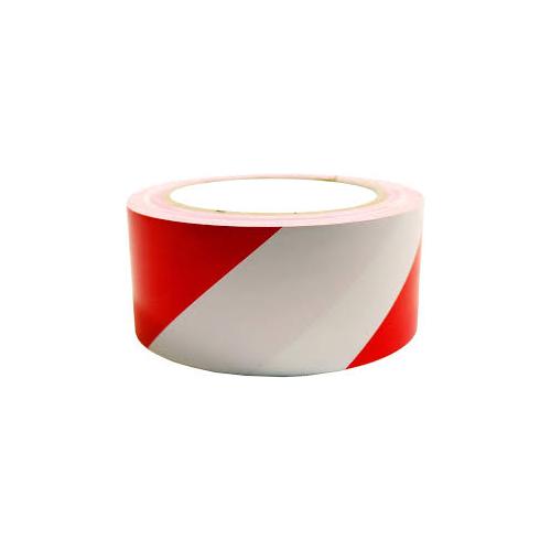 Zebra Floor Marking Tape Red & White 2 Inch 20 Mtr