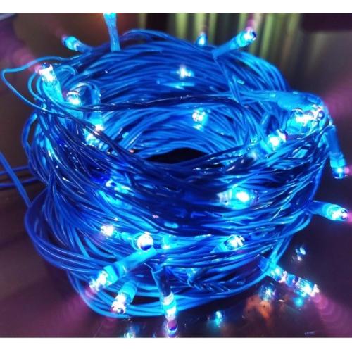 LED Rice Light 15 Mtr Blue