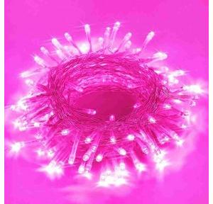 LED Rice Light 15 Mtr Pink