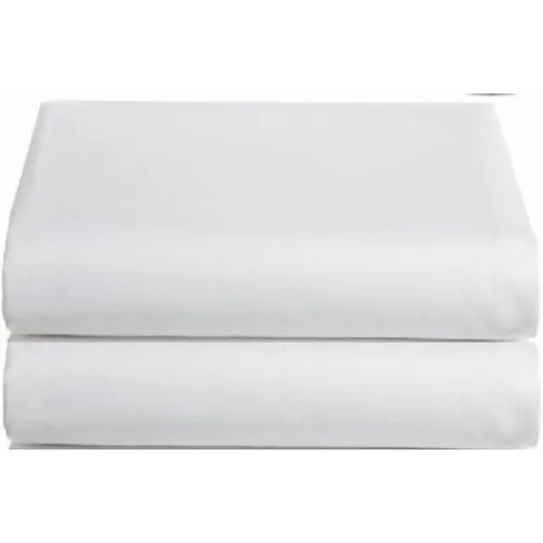 Bombay Mills Bedsheet Cotton Plain White 60x90 Inch TC250