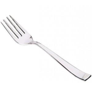 Impress Dinner Fork Full Matt Colour: Silver Stainless Steel 18.5cm 14 Gauge Pack of 12