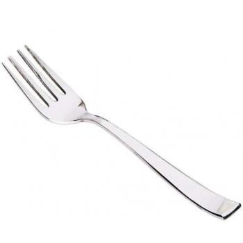 Impress Dinner Fork Full Matt Colour: Silver Stainless Steel 18.5cm 14 Gauge Pack of 12