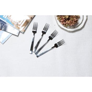 Impress Dinner Fork Full Matt Colour: Silver Stainless Steel 18.5cm 14 Gauge Pack of 12