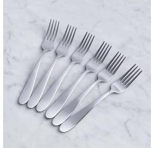 Neckless Dinner Fork (KK) Colour: Silver Stainless Steel 18cm 14 Gauge Pack of 12