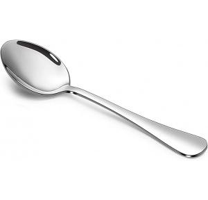 Neckless Tea Spoon (KK) Colour: Silver Stainless Steel 13.5cm 14 Gauge Pack of 12