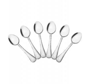 Impress Tea Spoon Hammered Colour: Silver Thickness: 1.7mm Stainless Steel 14 cm Pack of 12