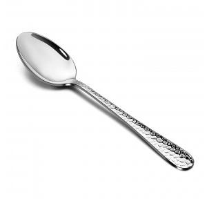 Impress Soup Spoon Hammered Colour: Silver Thickness: 1.7mm Stainless Steel 18.1cm Pack of 12