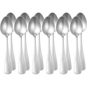 Neckless Dinner Spoon Colour: Silver Thickness:3mm Stainless Steel 19cm Pack of 12