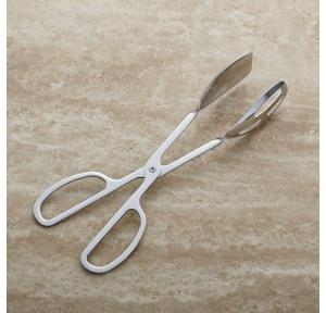 Scissor Tong Length: 11.5 inches Stainless Steel Colour: Silver Buffet Server