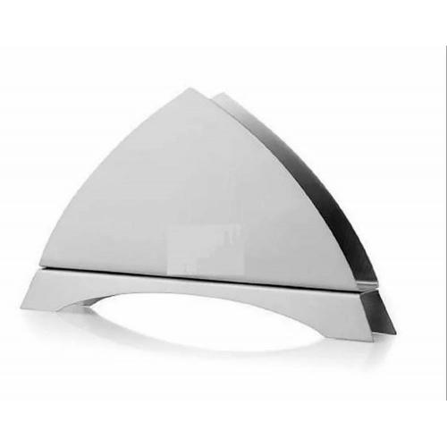 Napkin Holder Solid Triangle Length: 7 Inches Stainless Steel Colour: Silver