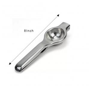 Lemon Squeezer Premium Stainless Steel Length: 8 inches Hand Press Lemon Juicer Colour: Silver