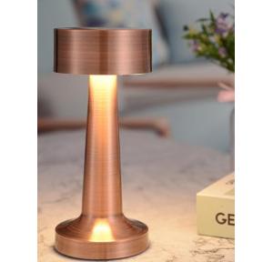 Table LED Lamp Rechargeable Cordless Portable With Charger Rose Gold 3 Color Options: White / Natural White / Warm White Colors Height: 8.25 inches