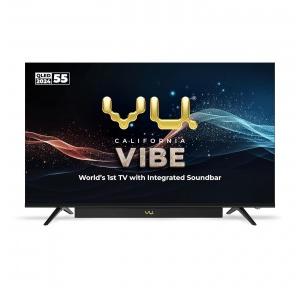 Vu Google TV 55VIBE24 Vibe Series QLED 4K Black 139 CM (55 Inch) With Wi-Fi USB Ethernet HDMI Connectivity