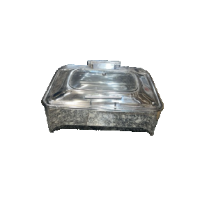 Buffet Food Warmer Chafing Dish Electric SS with Glass Lid 9L Capacity