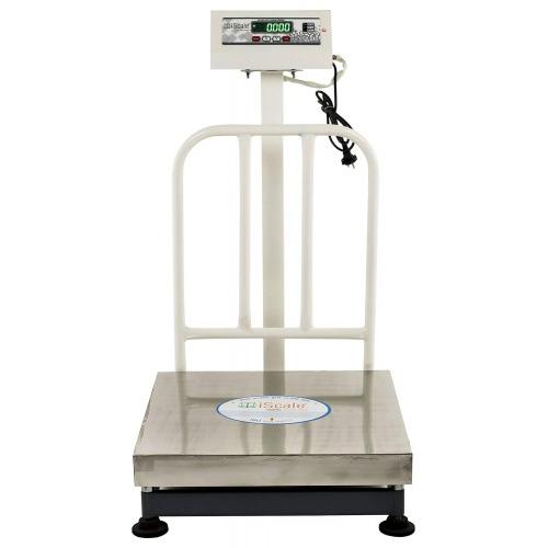 Iscale Electronic Platform Weighing Scale 200 Kg Capacity 20g Accuracy Weight Machine Digital Stainless Steel Platform Size 20×20 Inches (500x500mm)