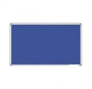 Writemark Notice Board Super Deluxe Soft Foam Surface Non-Magnetic Decolam Back Round Corners 4 X 6 Feet 10mm Thickness Blue