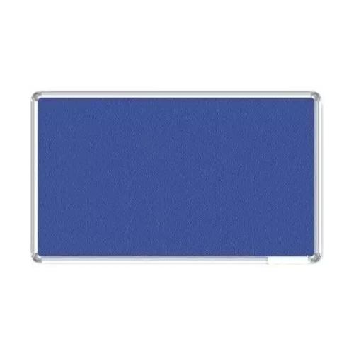 Writemark Notice Board Super Deluxe Soft Foam Surface Non-Magnetic Decolam Back Round Corners 4 X 6 Feet 10mm Thickness Blue