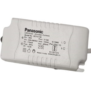 Panasonic Led Driver SE11C138 36W Input Volt-220-240VAC Output Volt 72VDC