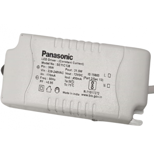 Panasonic Led Driver SE11C138 36W Input Volt-220-240VAC Output Volt 72VDC