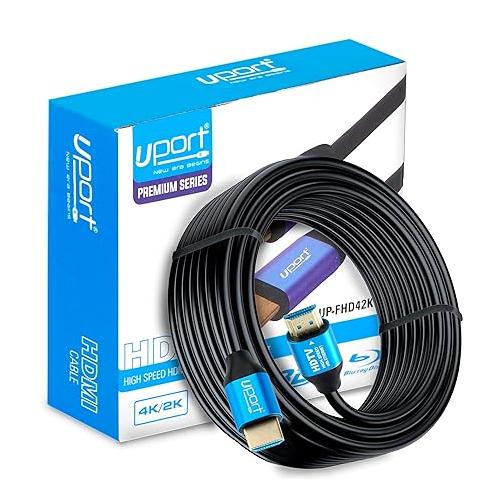 Uport  HDMI Cable With Connectors 1 Nos 15 Meter 4K