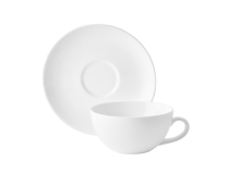 Ariane Tea Cup & Saucer Vital Coupe White Porcelain 230ml & 16cm