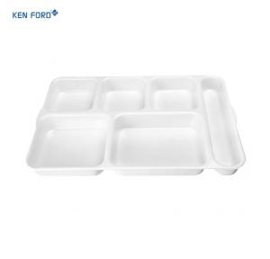 Kenford Tray DCT 1014 (PC) 6 Compartment Rectangle White Polycarbonate 10 x 14 Inch