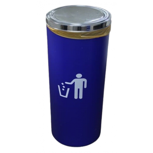 Dustbin With Swing Lid Vinyl Sticker SS202 85 Ltrs 14x32 Inch