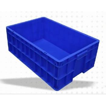 Nilkamal Crate CH 64320 Plastic Multipurpose Use 600x400x320mm Blue 65 Ltrs